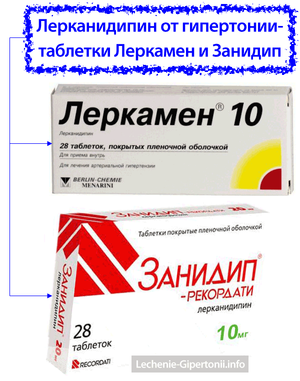 Леркамен и Занидип - препарат лерканидипин от гипертонии